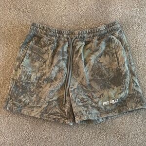 YoungLA Woodland Camo Shorts